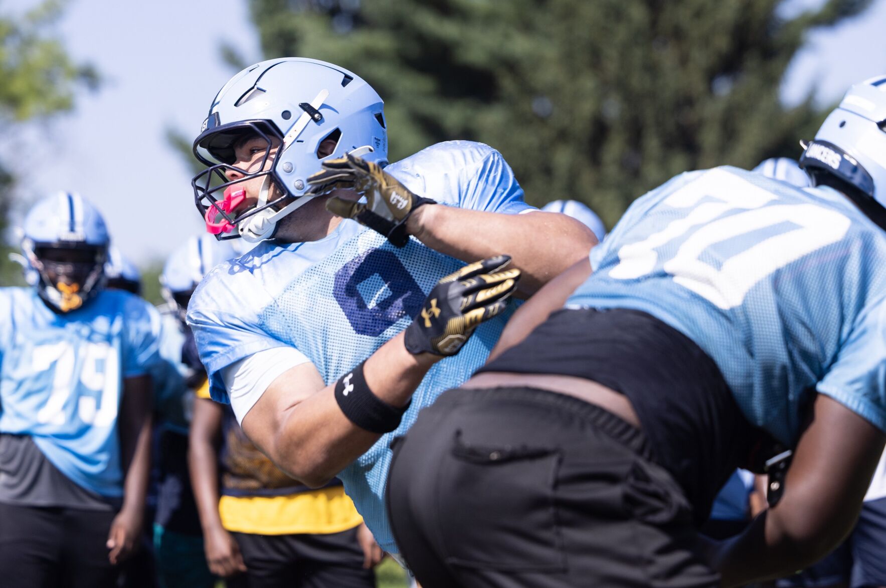 Belleville East football practice